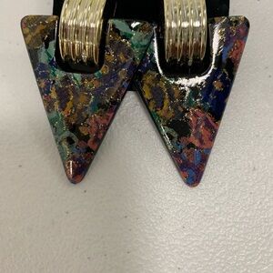 Multicolor Abstract Earrings